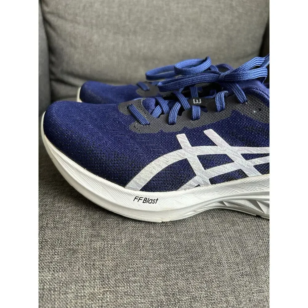 Asics‎ Dynablast 3 Shoes Womens Size 8.5 Blue White Running Sneaker 1012B289